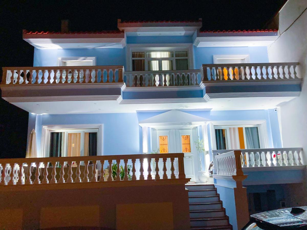 Corinth Beach Blue Villa מראה חיצוני תמונה