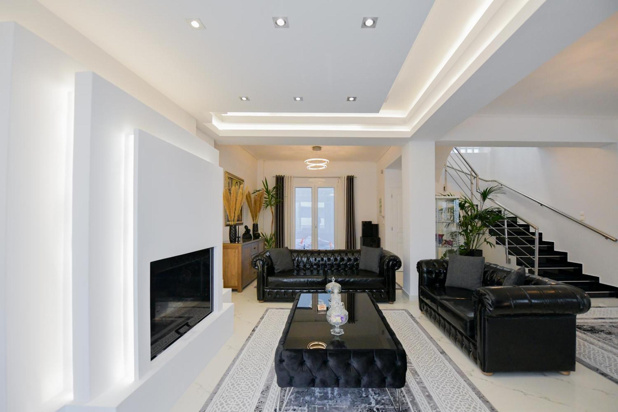 Corinth Beach Blue Villa מראה חיצוני תמונה