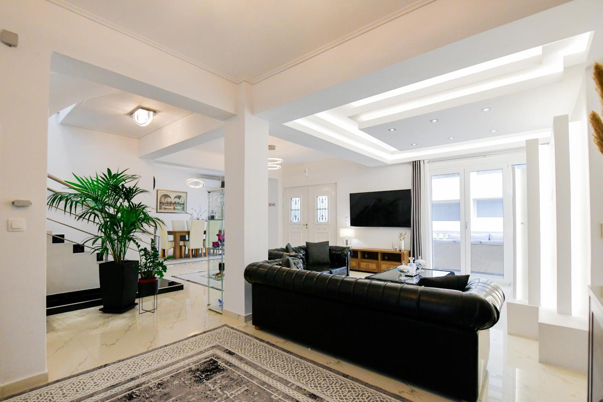Corinth Beach Blue Villa מראה חיצוני תמונה