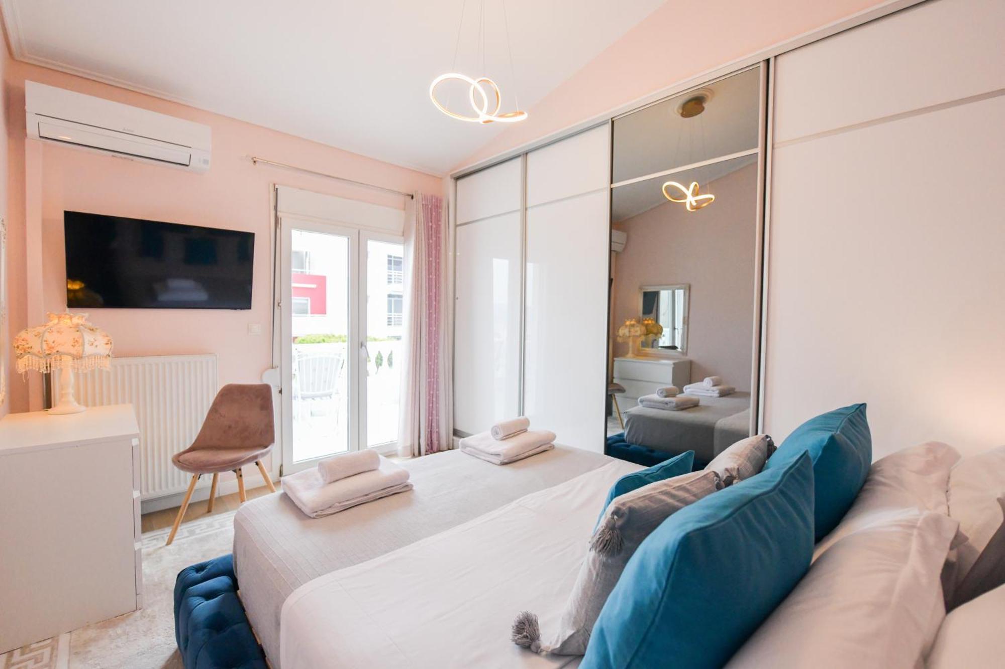 Corinth Beach Blue Villa מראה חיצוני תמונה