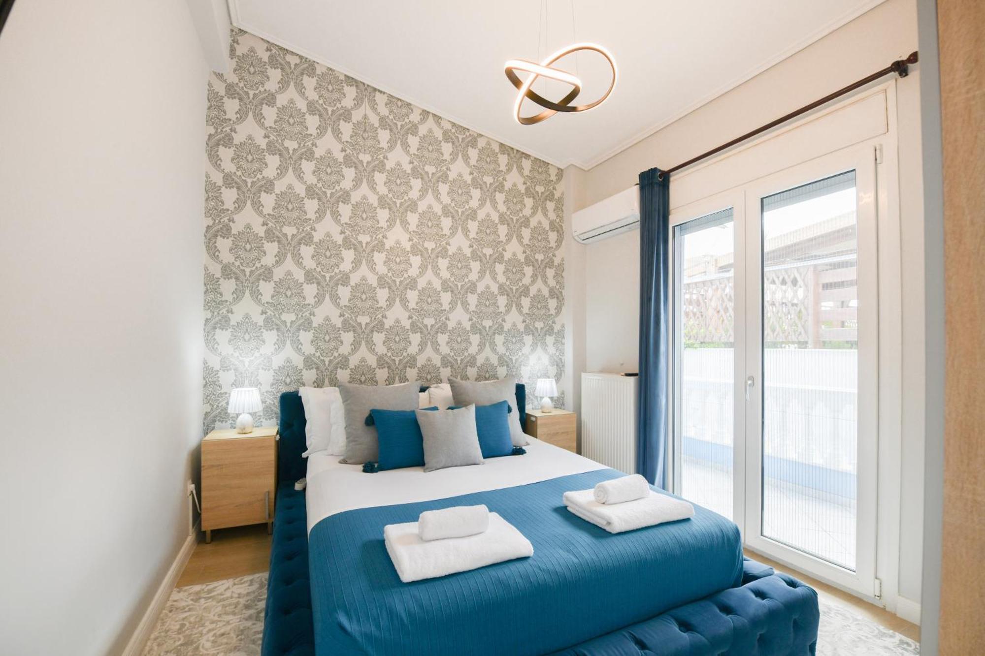 Corinth Beach Blue Villa מראה חיצוני תמונה