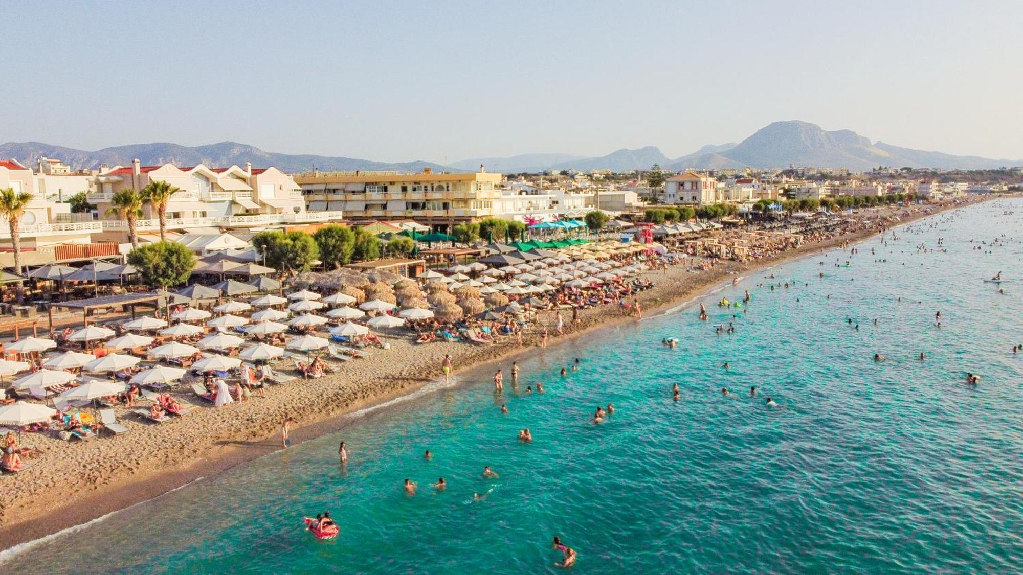 Corinth Beach Blue Villa מראה חיצוני תמונה