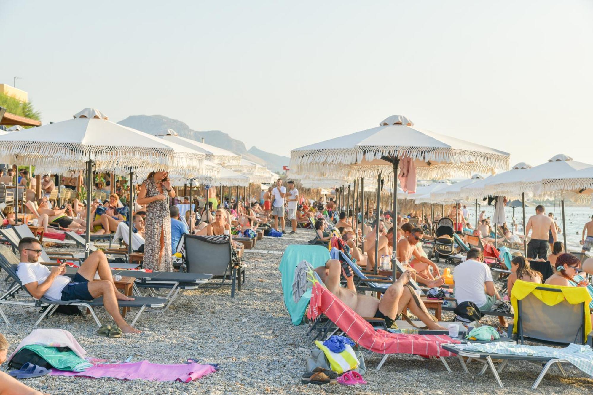 Corinth Beach Blue Villa מראה חיצוני תמונה