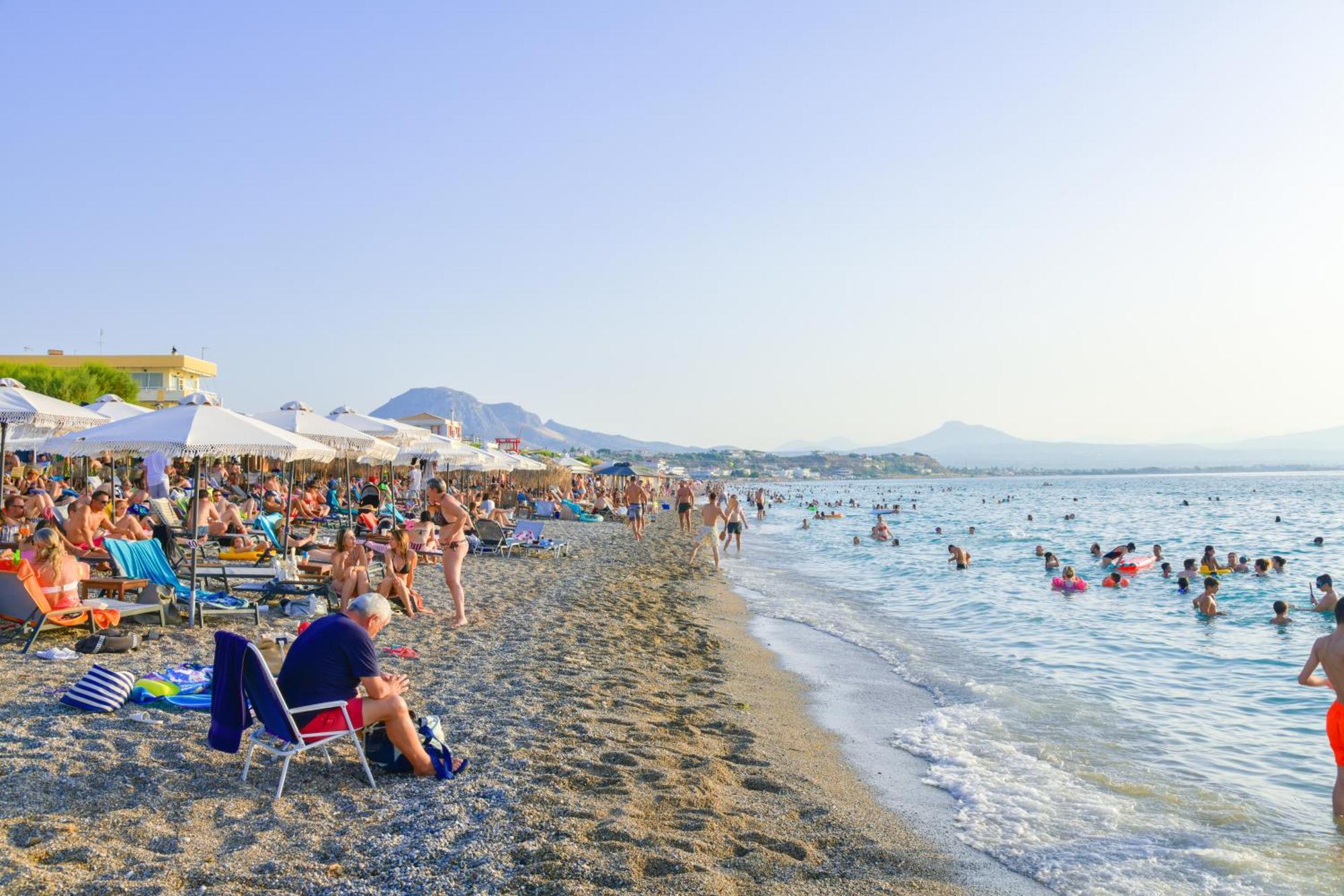 Corinth Beach Blue Villa מראה חיצוני תמונה